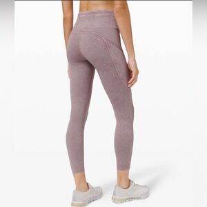 Size 6 Lululemon Fast and Free Tight II 25" Ice Dye *Non-Reflective